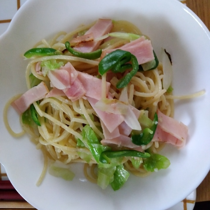 ねこぶだしを使った簡単パスタ